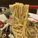 らーめん だいじ - 中太ちぢれ麺