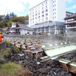 飯島館 - 湯畑からも近い（ただし急坂） 