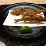 天神橋 青木 -  鮎から揚げ