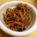 常盤木 -  サービスの激辛切干大根