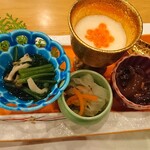 旅館 魚半 - 料理写真:前菜盛り合せ