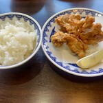 喜多方ラーメン とし食堂 - 唐揚げ３個セット