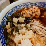 加賀 - サックサクの"あげ玉"と、たっぷりの"山菜"。