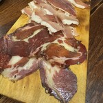 真夜中の太陽 - 生ハム3種盛り