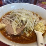 ラーメン二郎 - らーめんミニ少なめ　SK半分 しょうが半分　にんにく少し