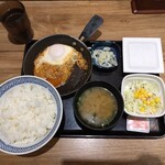吉野家 - ハムエッグ納豆定食