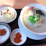 幸楽苑 - 塩ラーメン+トッピング