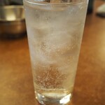 食堂・酒 たづ - 芋焼酎（霧島No.8）ソーダ割