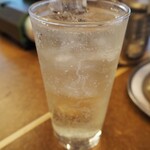 食堂・酒 たづ - 芋焼酎（ひめあやか ソーダ割）