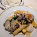 Salamanca Bar&Restaurant - 真鯛のソテー・アクアパッツァ風