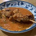 松よし - 「焼物•上ミノ(ミノ串焼き)」(均一価格250円(税込))