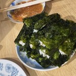 松よし - オススメの〆「韓国のり巻き」(裏メニュー)