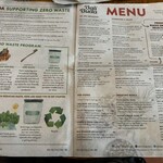 Bali Buda cafe - 新聞型メニュー