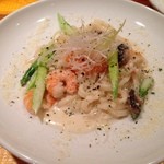 シモキタシュリンプ -  クリームうどん！