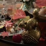 銀座 しのはら - ニューのリスがかわいい