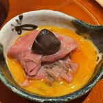 銀座 しのはら - レアで頂くすき焼き