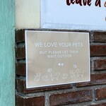 Bali Buda cafe - ペットは入店不可