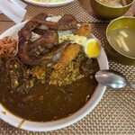 ビック鯛はのぼる - ビーフカレー手羽のせ