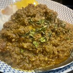 ヌードル＆スパイスカレー 今日の1番 - チーズキーマカレー