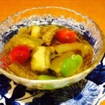 恵比寿 吉乃坐 - 夏野菜のゼリーよせ