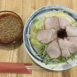 広島つけ麺 笑也  - 広島つけ麺並盛　普通辛さ1,100円