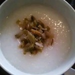 岩茶房 - ザーサイ入りのミニお粥