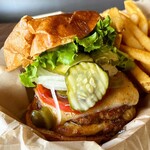 Teddy's Bigger Burgers - Double Burger $13.99
            Volcano Style +$3.49