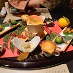 旅館かわな - 前菜盛り合わせ