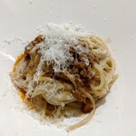 Nicolas Chevrollier - 茄子のソースと仔羊ミートソースパスタ