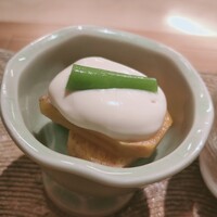 日本料理 新 - 柿の白和え