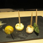 中目黒 いぐち -  ピンチョスタイルの焼き鳥たち