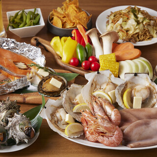 【選べる6コース】春夏秋冬いつでもガッツリBBQを満喫できる