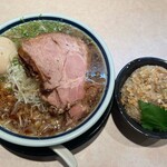 神名備 - 醤油ラーメン1760円+玉子165円+おにぎり275円