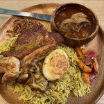 シナモンガーデン RICE&CURRY 四ツ谷店 - チキンビリヤニ　大盛