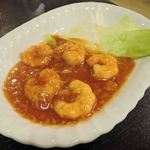 串のこたに -  海老のチリソース