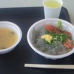 どんぶりハウス -  用宗丼（A）生しらすとマグロづけ８００円