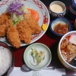 三男坊 -  カキフライ定食