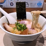 らぁめん 紬麦 - 柔らかめの細麺