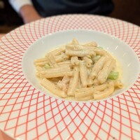 タベルナ ラ・メッセ - 小エビとブロッコリー青唐辛子のクリームカサレッチ