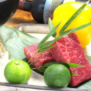 肉も魚も堪能できるのが8000円コース！（120分飲放付）