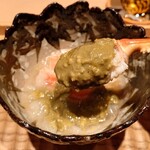 伯雲 - 爪は蟹味噌のソースと一緒にそのまま