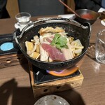 信州そばきりみよ田 - 1人ずつの鍋で提供されます