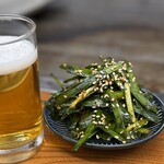 お好み焼き ふじや - 「ニラキムチ」   (*´ч`*) ｳﾝﾏッ！   これはスゴイ
      
      よくラーメン屋の壺に入ってる、アレよりうまい( ≖ᴗ≖​)ﾆﾔｯ