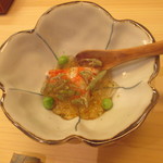 金城 - 海老とジュンサイの付きだし 