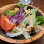 ステーキ屋ひろ - セットのサラダ