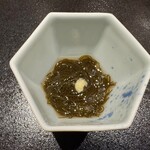 神田錦町 鮨たか晴 - もずく（福井）