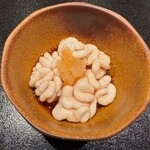 神田錦町 鮨たか晴 - 白子ポン酢