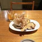 ドンブラボー - 王様しいたけ （炭火焼き、白トリュフオイル） 