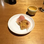 ドンブラボー - 根セルフィーユ （根セルフィーユーのフリット＆イタリア人が作るアメリカ産生ハム）