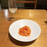 ドンブラボー - カレッティエッラ
      （アラビアータに愛媛のぽんぽこランド、国産レモンの皮を入れたパスタ）